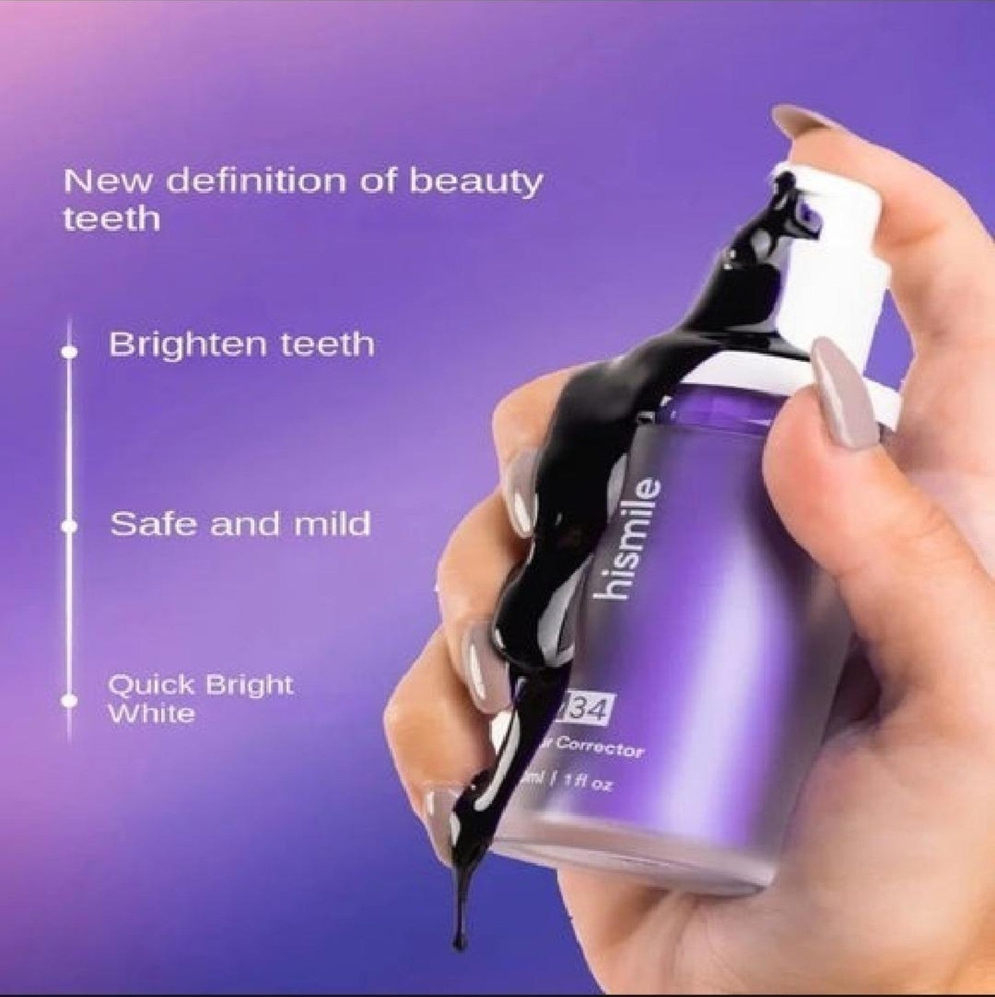 Teeth whitening V34 Colour correction serum