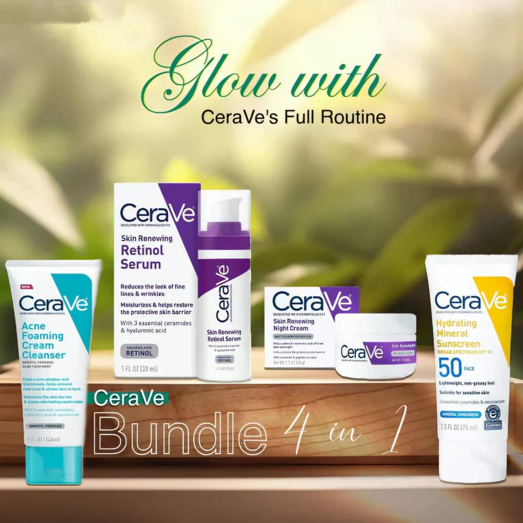 CeraVe Ultimate Skincare Bundle 4 in 1 Set