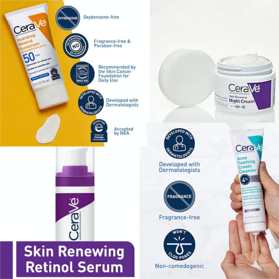 CeraVe Ultimate Skincare Bundle 4 in 1 Set
